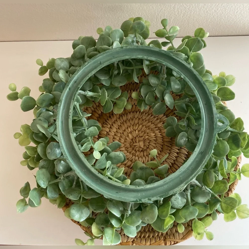 Green Faux Eucalyptus Wreath